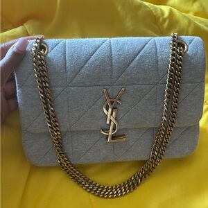 Toy YSL Puffer Jersey Crossbody Bag